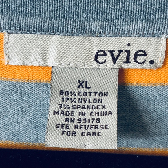 Evie square neck short sleeve sweater size xl - Picture 5 of 6